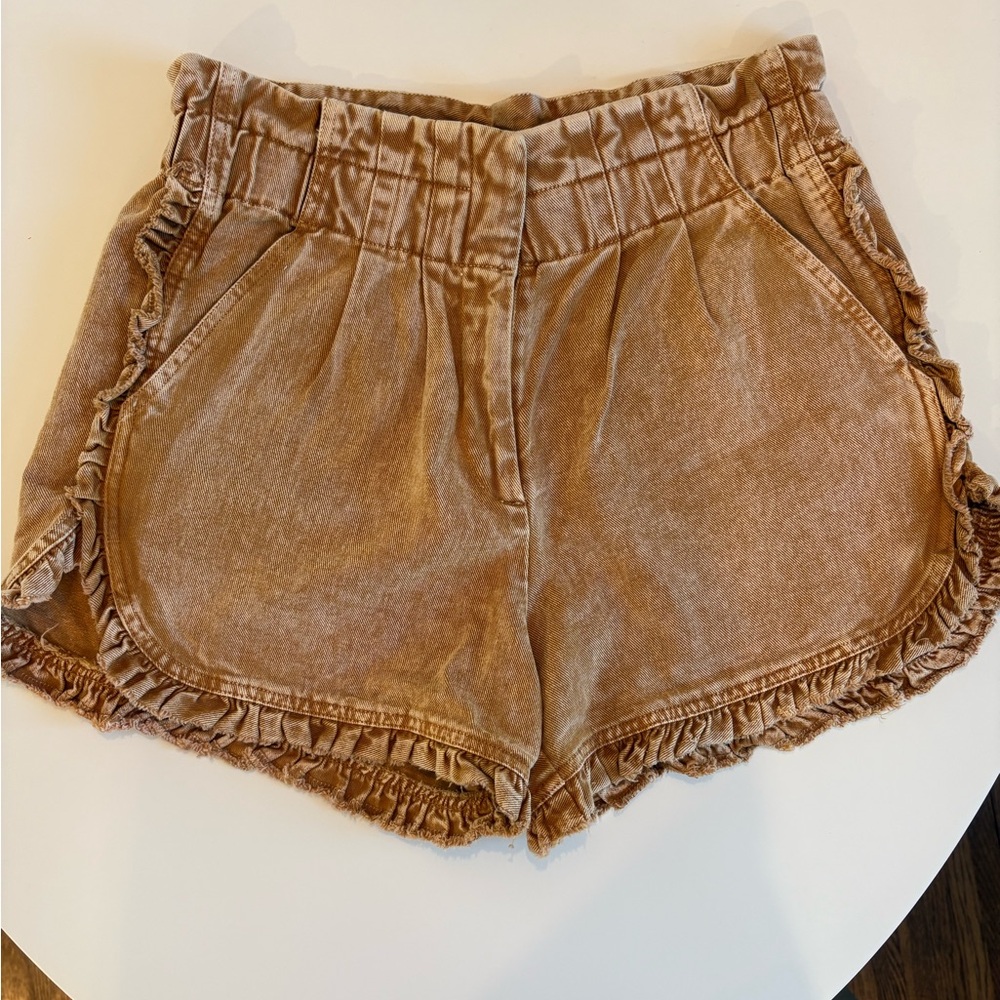 SEA New York Ruffle Paperbag Shorts